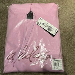 New pink adidas hoodie-size 4x-still in package, never worn